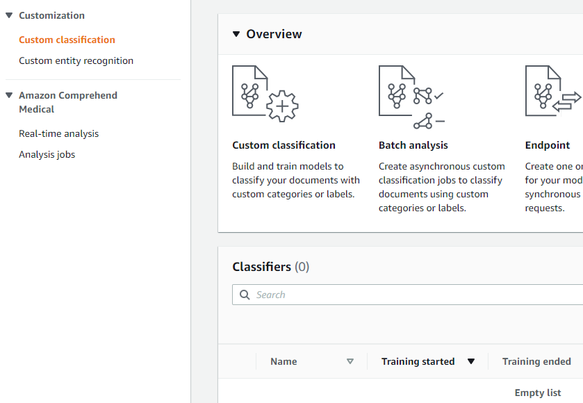 Custom classification